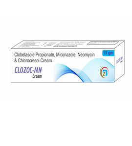 CLOZOC MN Ointment | Clobetasol Neomycin Miconazole Ointment