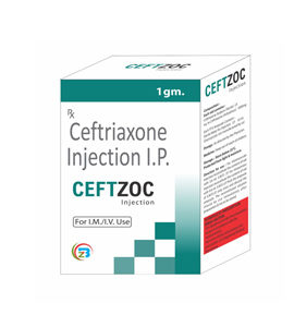 CEFTZOC-1 GM Injection | Ceftriaxone Injection IP 1 gm